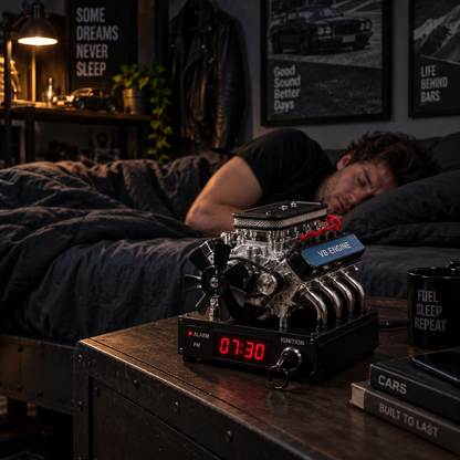 RevWake™ V8 Engine Alarm Clock